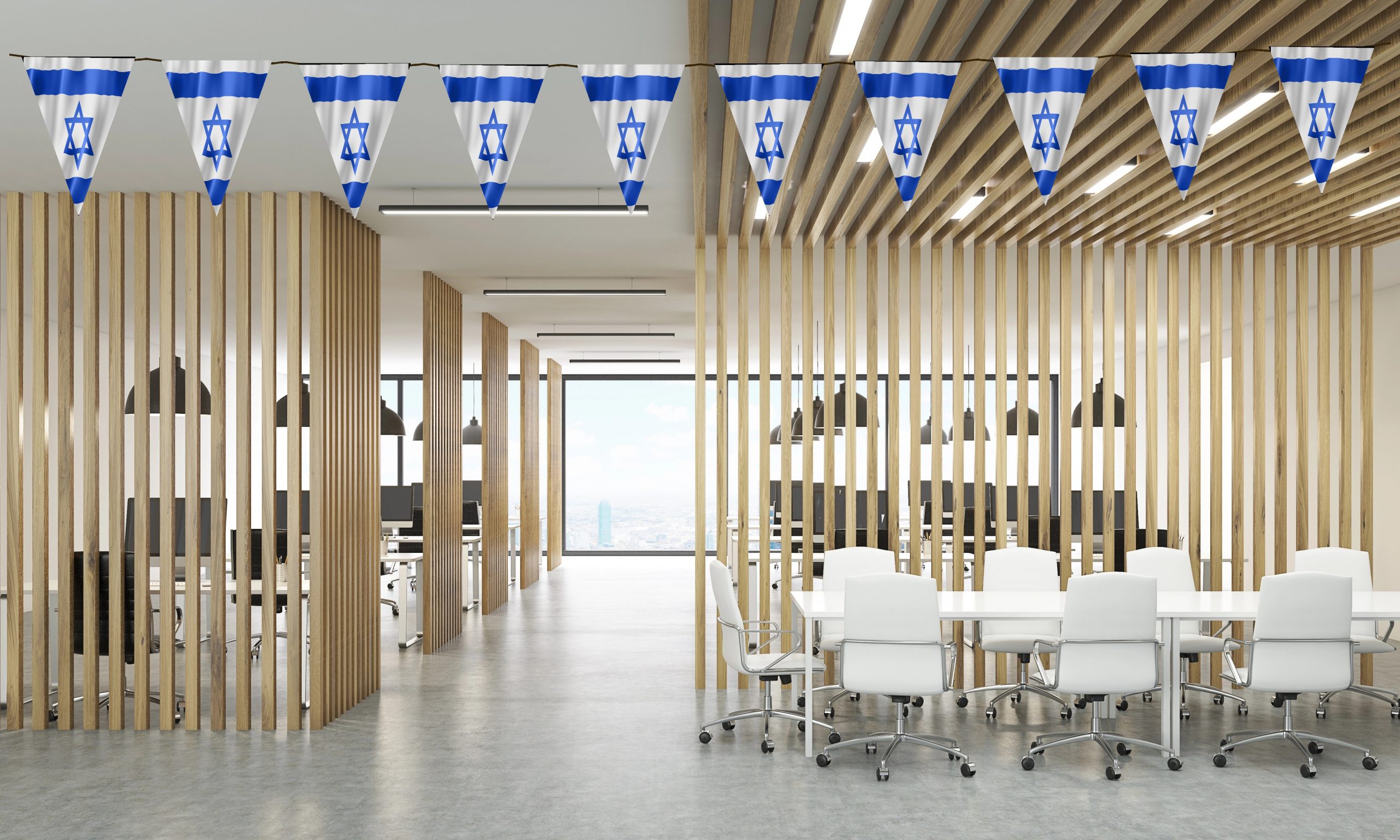 שרשרת דגלים דגל ישראל